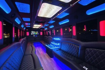 Savannah Limousine Bus Interior