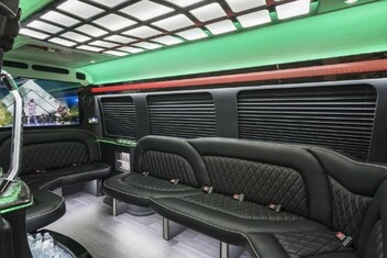Savannah Sprinter Party Bus Interior