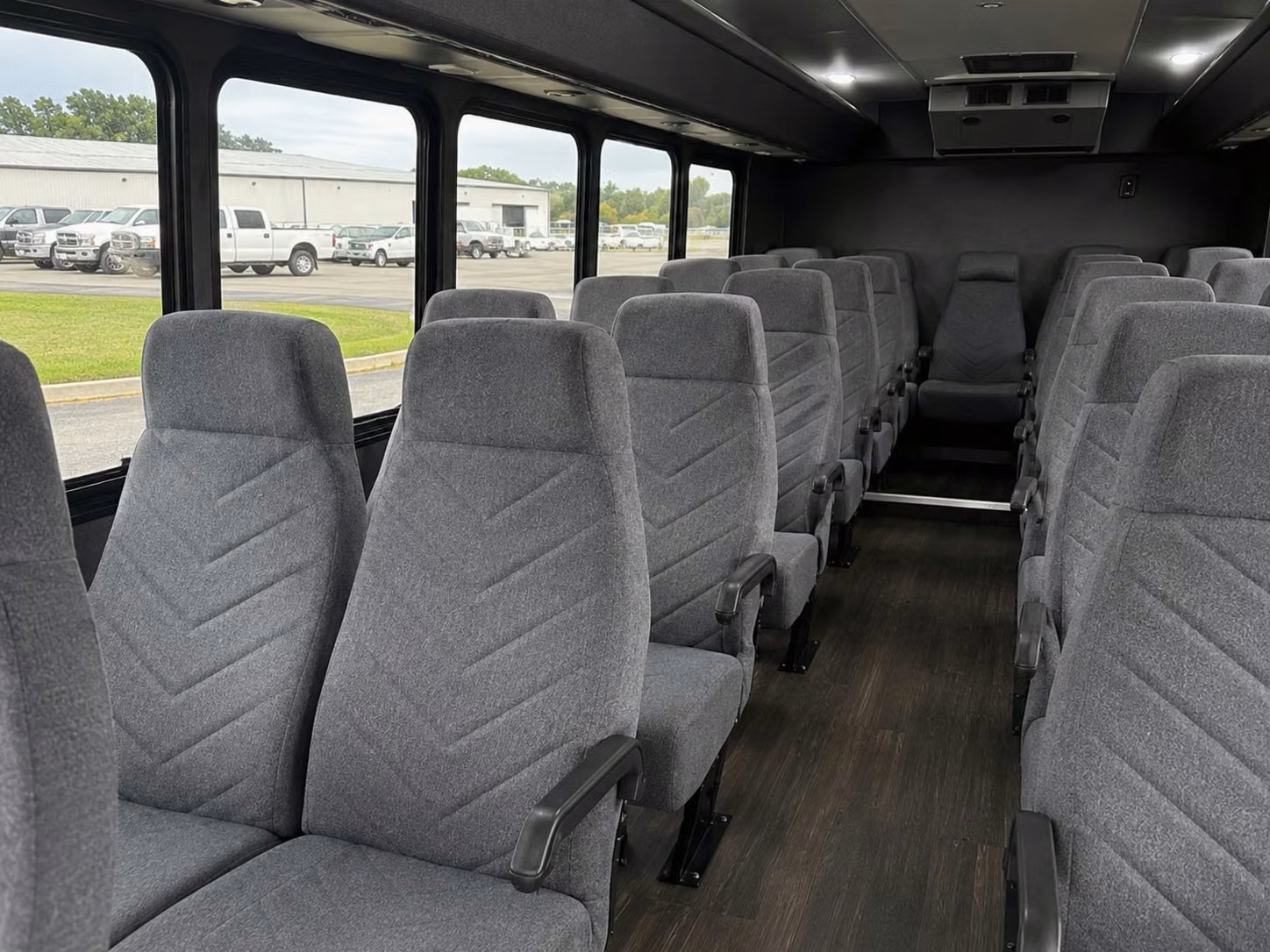 15 passenger minibus inside