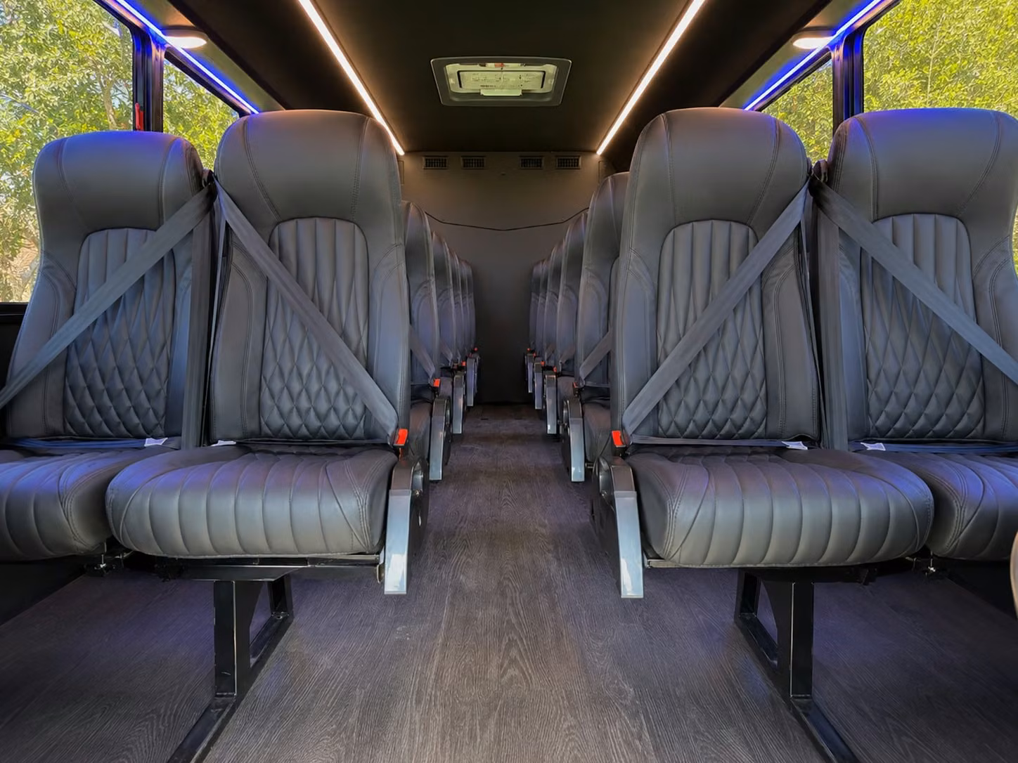 20 passenger minibus inside