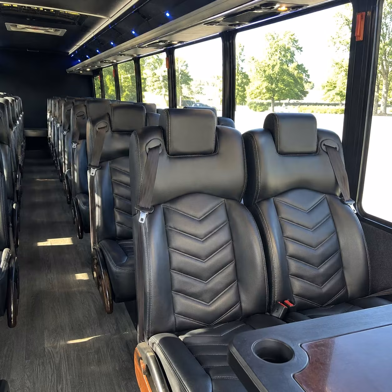 28 passenger minibus inside