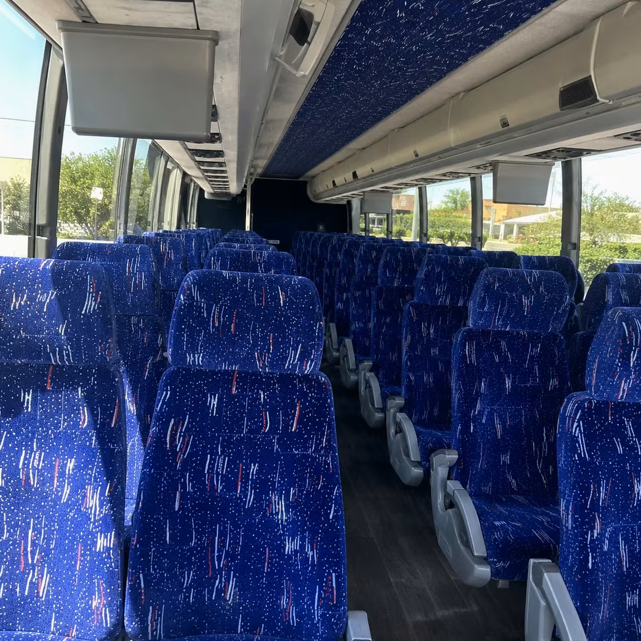 savannah charter bus interior